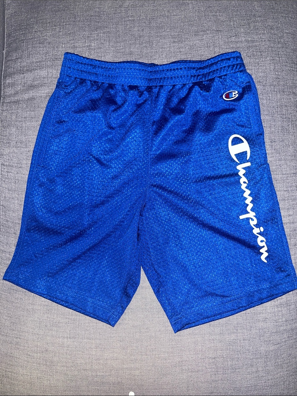 NWOT Boys Champion Blue shorts with pockets size M